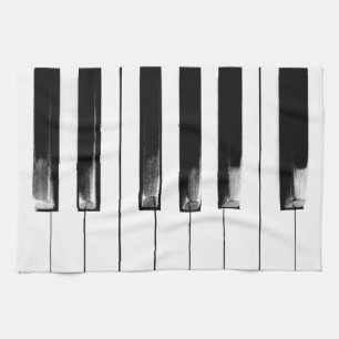 Paño De Cocina Claves de piano viejas