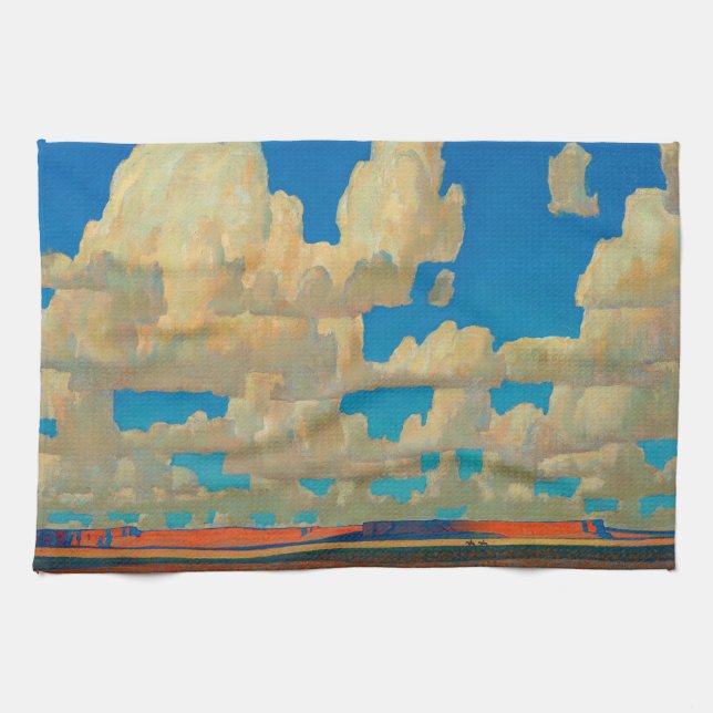 Paño De Cocina Cloud World de Maynard Dixon (Horizontal)