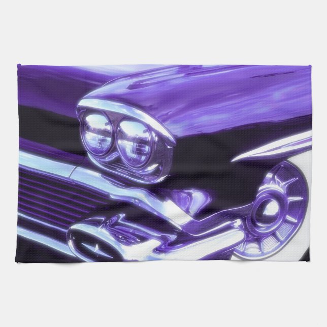 Paño De Cocina Coche clásico: 1958 Chevrolet (Horizontal)