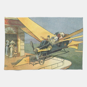 Paño De Cocina Coche convertible de ciencia ficción steampunk vin