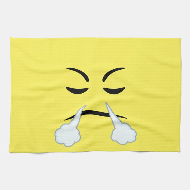 Paño De Cocina Cocido al vapor de emoji al vapor (Horizontal)
