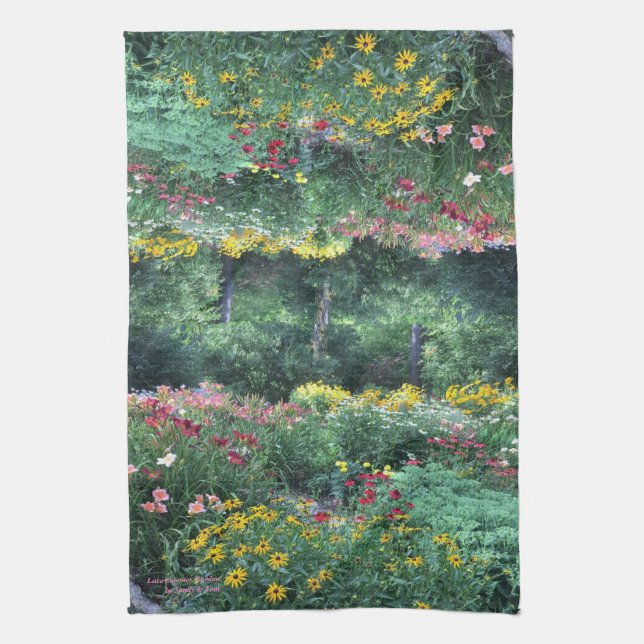 Paño De Cocina Cocina 2018 del jardín Sandy y de Tom del verano (Vertical)