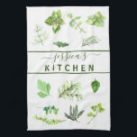 Paño De Cocina Cocina acuática hierbas vegetación personalizada<br><div class="desc">Este diseño puede ser personalizado en el área proporcionada cambiando la foto y/o el texto. O puede personalizarse haciendo clic en Personalizar esta plantilla y, a continuación, eligiendo la opción de hacer clic en el personalizar y eliminando o cambiando el color del fondo, agregando texto, cambiando el color o estilo...</div>