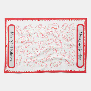 Paño De Cocina "Cocina caliente de mamá" regalo del Día de la Mad