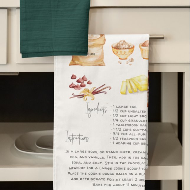 Paño De Cocina Cocina de avena de chocolate | Recipe Heirloom (Subido por el creador)