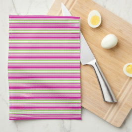 Paño De Cocina Cocina De Banda Blanca Y Rosa Verde