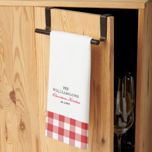 Paño De Cocina Cocina de Navidad Personalizada para la Familia co