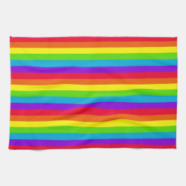 Paño De Cocina Cocina del arco iris/toalla de mano rayadas