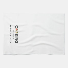 Paño De Cocina Cocina es mi forma de meditación - Cocina divertid