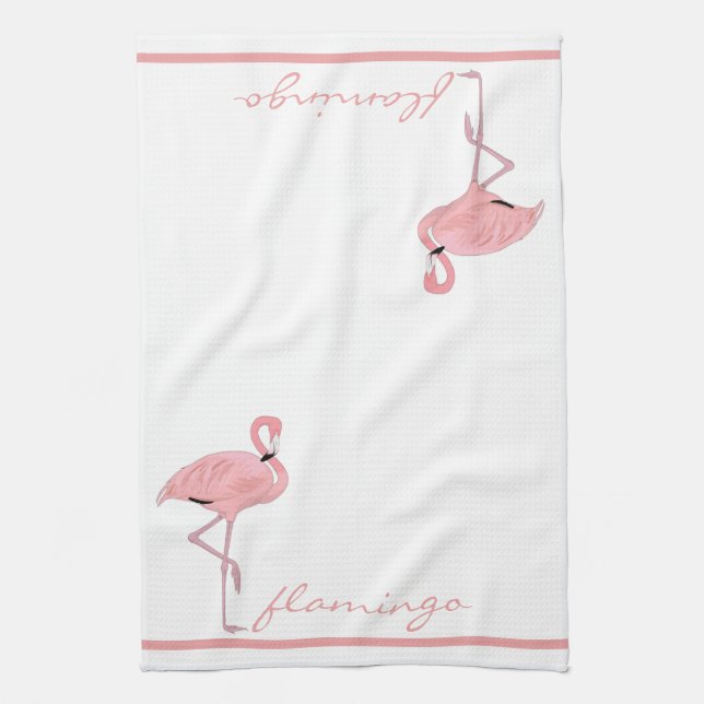 Paño De Cocina Cocina Flamingo Rosa (Vertical)