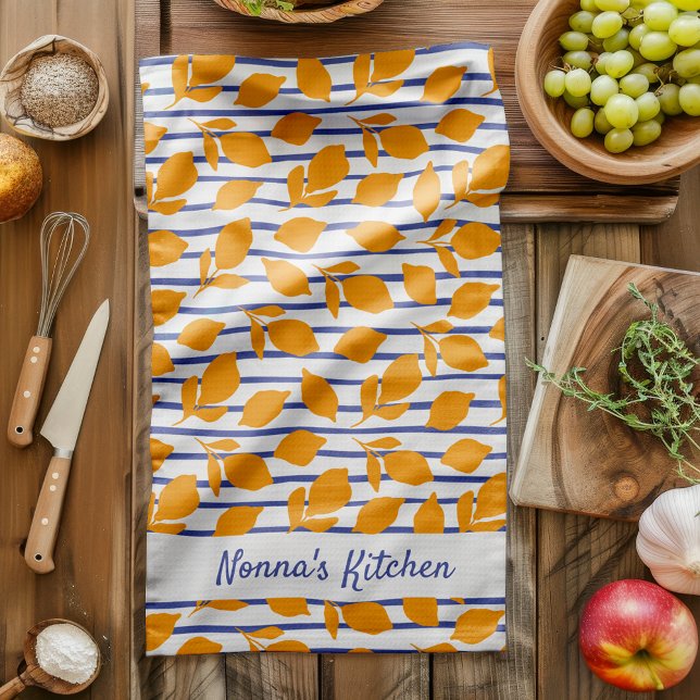 Paño De Cocina Cocina italiana moderna personalizada Lemons (Subido por el creador)