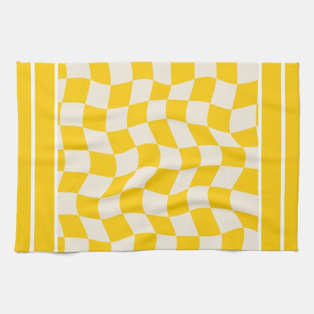 Paño De Cocina Cocina mediterránea de mezcla y partido (Horizontal)