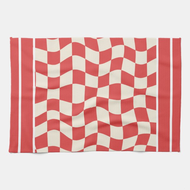 Paño De Cocina Cocina mediterránea de mezcla y partido (Horizontal)