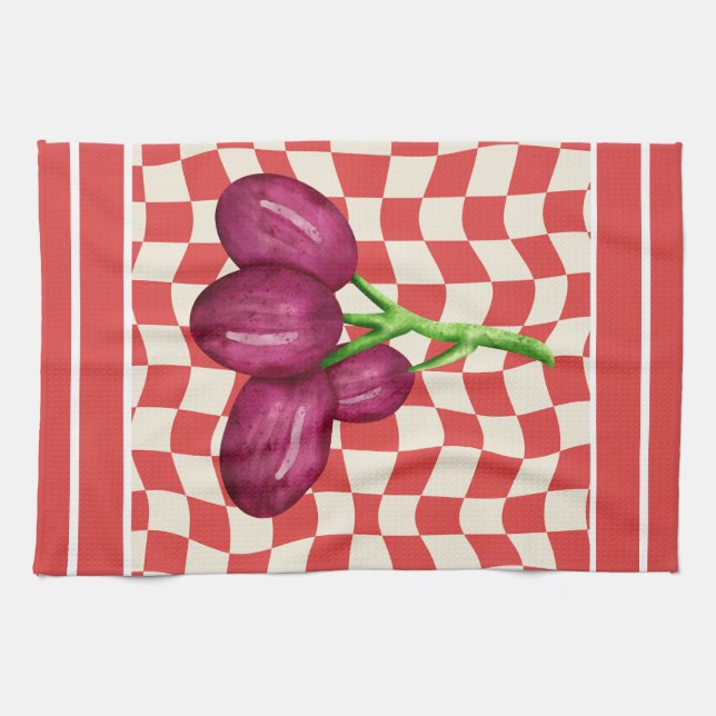 Paño De Cocina Cocina mediterránea de mezcla y partido (Horizontal)