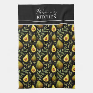 Paño De Cocina Cocina personalizada con patrón de aguacate
