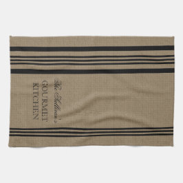 Paño De Cocina Cocina personalizada con rayas de estilo francés