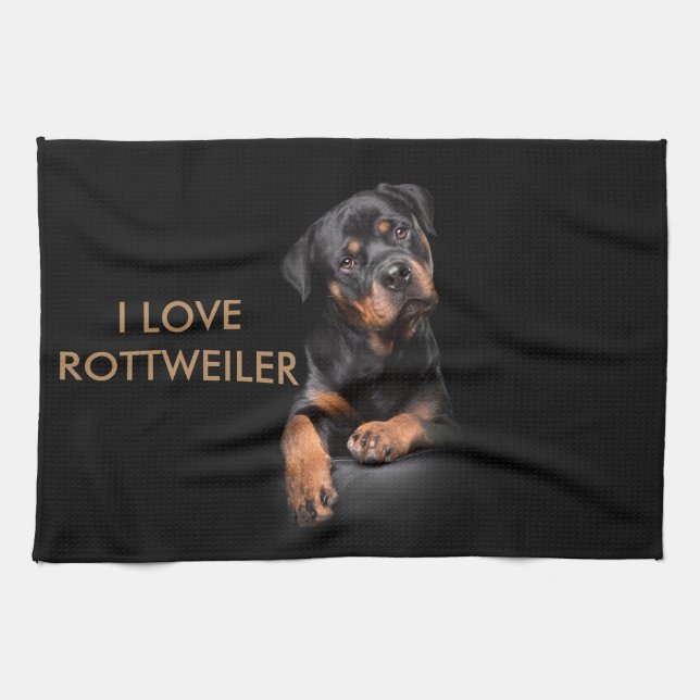 Paño De Cocina Cocina Towl Rottweiler (Horizontal)
