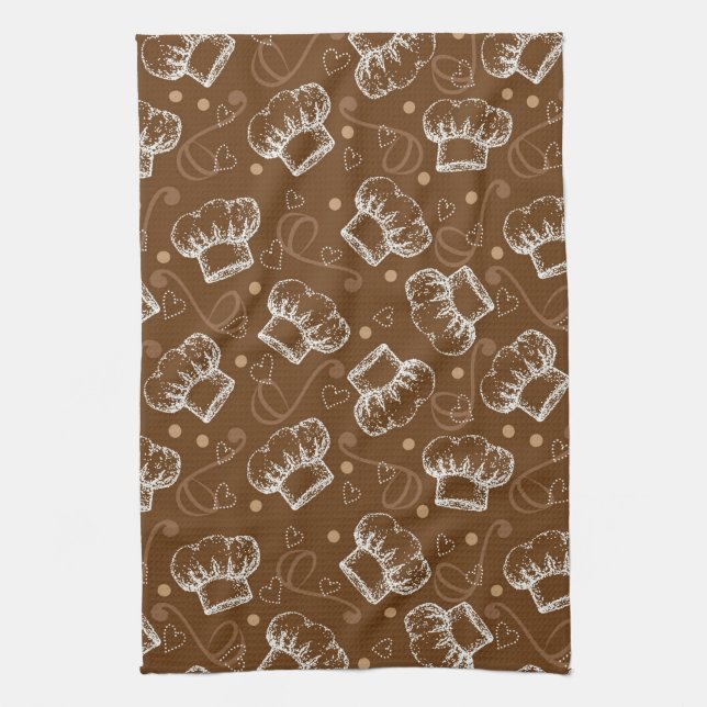 Paño De Cocina Cocinar el modelo con el gorra del cocinero (Vertical)