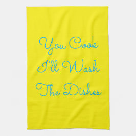 Paño De Cocina Cocinar, lavaré los platos
