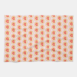 Paño De Cocina Cocinas clásicas de huella digital del corazón de 