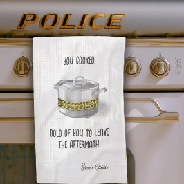 Paño De Cocina Cocinaste Funny Personalizado