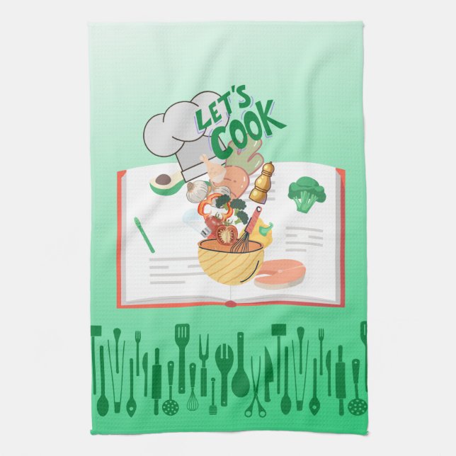 Paño De Cocina Cocinemos niños (Vertical)