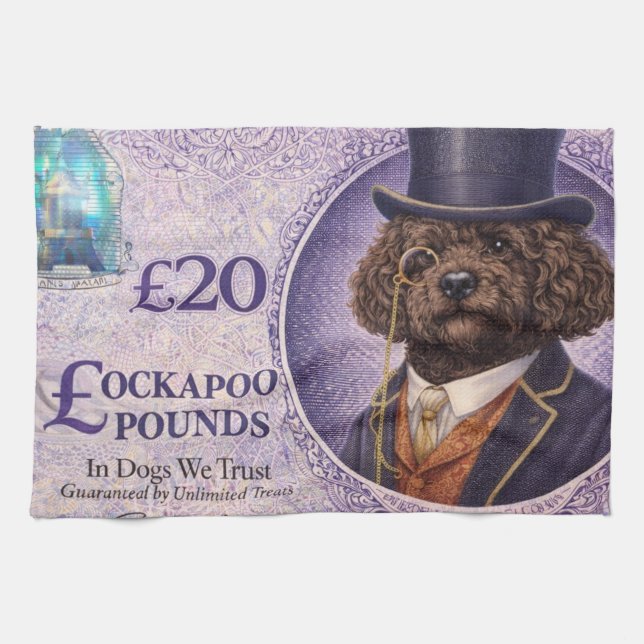 Paño De Cocina Cockapoo Dog Lover Gift (Horizontal)