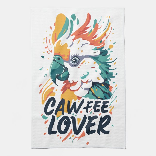 Paño De Cocina Cockatoo Coffee Lover (Vertical)