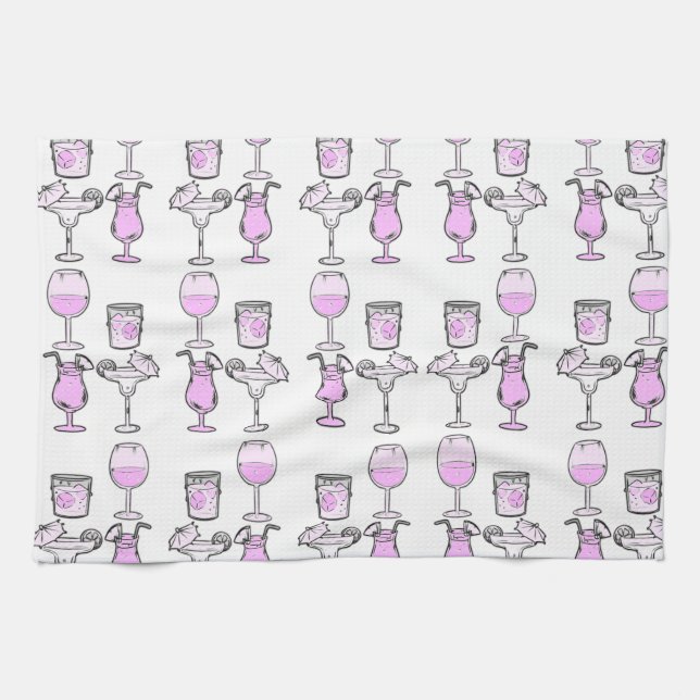 Paño De Cocina Cocktail Hour (Horizontal)