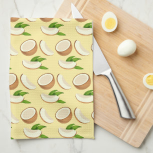 Paño De Cocina Cocoteros tropicales
