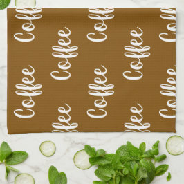 Paño De Cocina coffe cafe texto