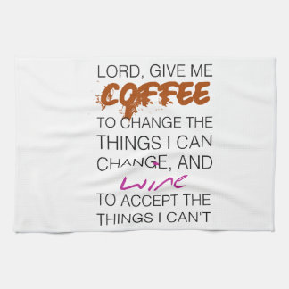 Paño De Cocina Coffee and Wine