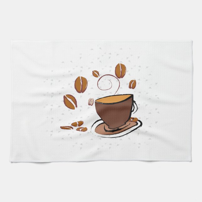 Paño De Cocina Coffee Love (Horizontal)