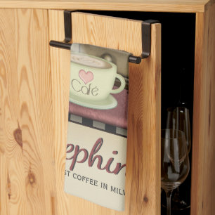 Paño De Cocina Coffee Lover Retro Café Diner