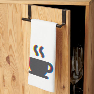 Paño De Cocina Coffee Mug Glitch