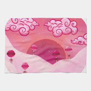 Paño De Cocina Colas y nubes de bonito