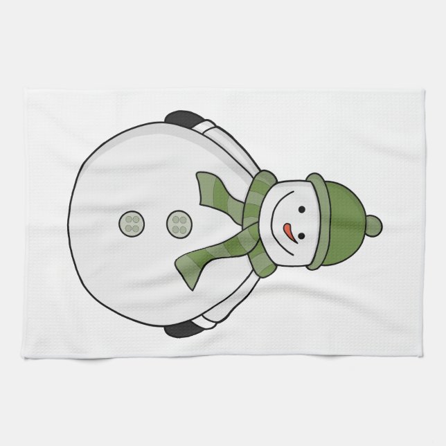 Paño De Cocina Cold snowman (Horizontal)