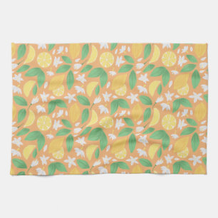 Paño De Cocina Colección de patrones de cesta de fruta - limón