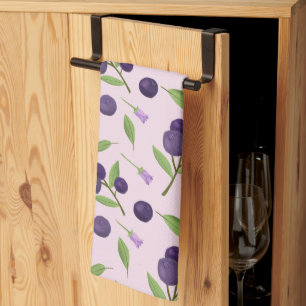Paño De Cocina Colección de patrones de cesta de frutas - Blueber