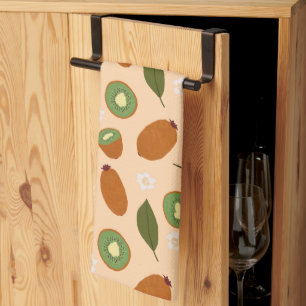 Paño De Cocina Colección de patrones de cesta de frutas - Kiwi