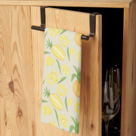 Paño De Cocina Colección de patrones de cesta de frutas - Piñas