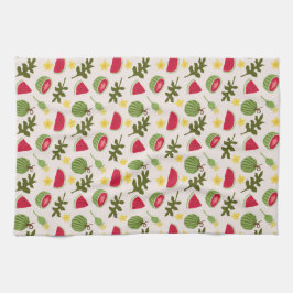 Paño De Cocina Colección de patrones de cesta de frutas - sandía