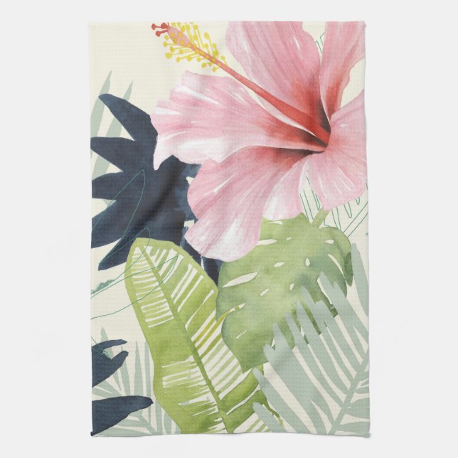 Paño De Cocina Colección de punzonado tropical (Vertical)