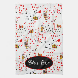 Paño De Cocina Colección de tarjetas de reproducción con nombre