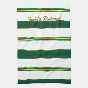 Paño De Cocina Colección de texturas de oro verde de moda de líne
