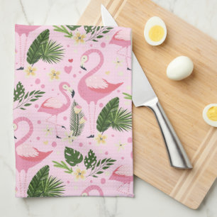 Paño De Cocina Colección de Verano Flamingo Uno Diseño 8