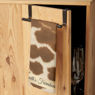 Paño De Cocina Colección elegante de cuero falso de vaca de moda