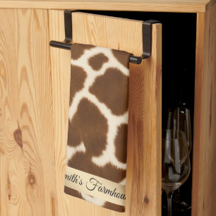 Paño De Cocina Colección elegante de cuero falso de vaca de moda