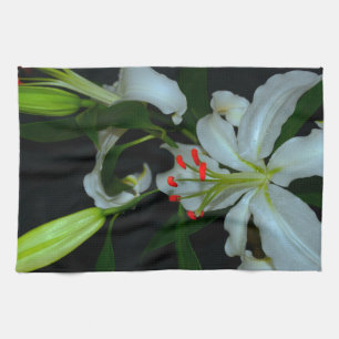 Paño De Cocina Colección irlandesa de Brass y Flores