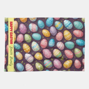 Paño De Cocina Colección moderna de huevos de Pascua